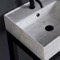 Modern Console Sink Vanity, Marble Style Sink, 32
